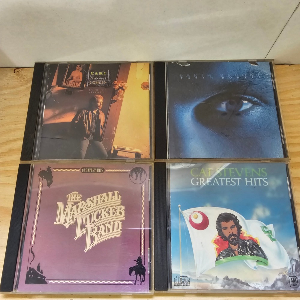 CD Lot Cat Stevens Garth Brooks Marshall Tucker Band Earl Thomas Conley 4 Albums